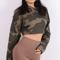 Women’s Cropped Gym Hoodie